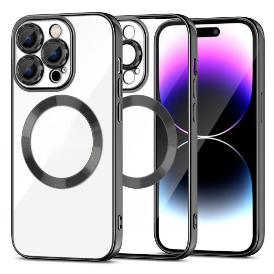 Electroplated Silicone Back Cover Magsafe Case For iPhone 13 Pro