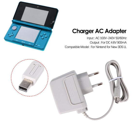 Nintendo AC Adapter Charger Power Supply PSU DSi DSi XL 3DS 3DS XL 4.6V 900Mah (GT-NDSI-024)
