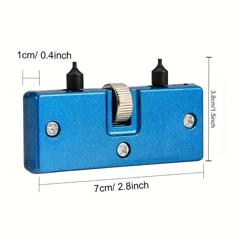 Adjustable Rectangle Watch Back Case Cover Opener, Remover Wrench Repair Kit Tool