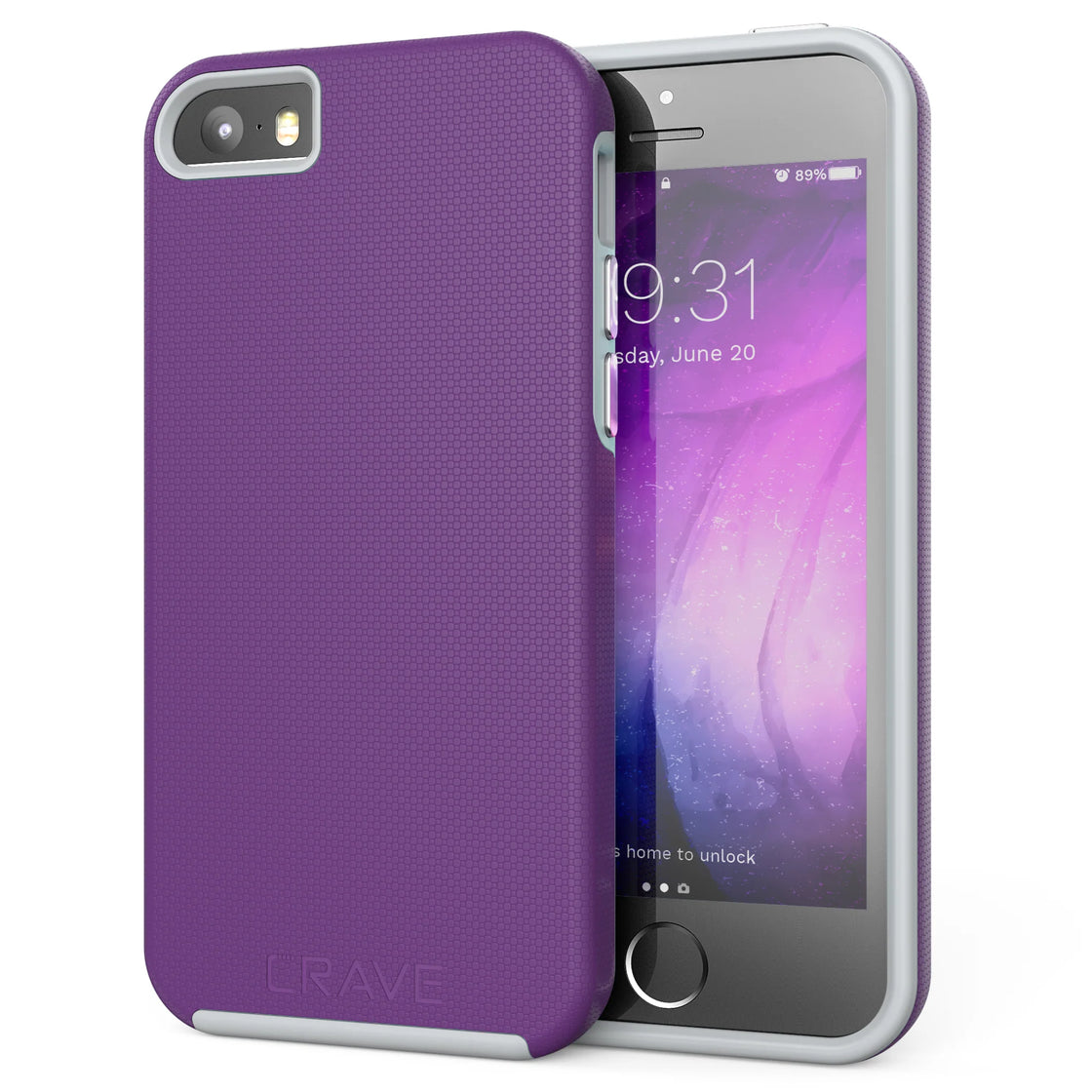 Steel Cover For iPhone 5 /5s / 5C / 5SE  Purple