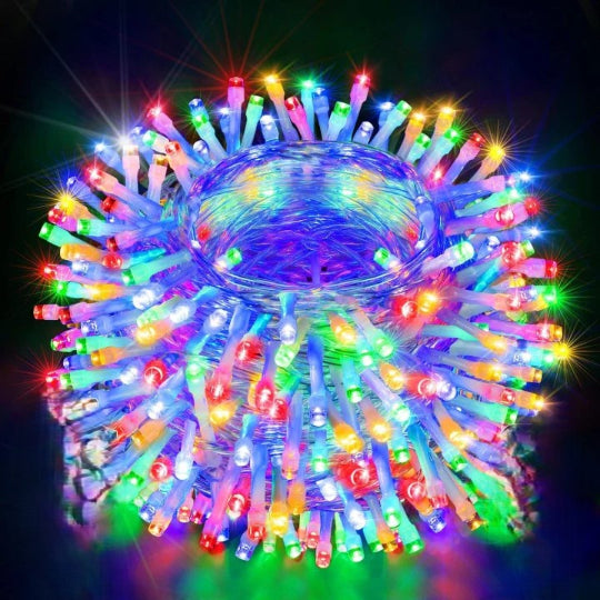 Christmas Led Light 300 LED Clear Wire 30M Cabel String Lights (MultiColor)