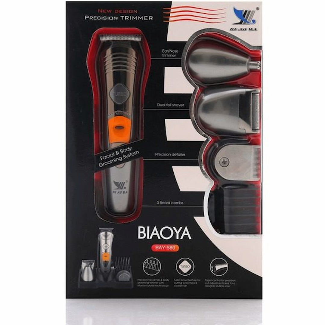 Biapya Bay-580 | 7-in-1 Rechargeable Grooming Kit 