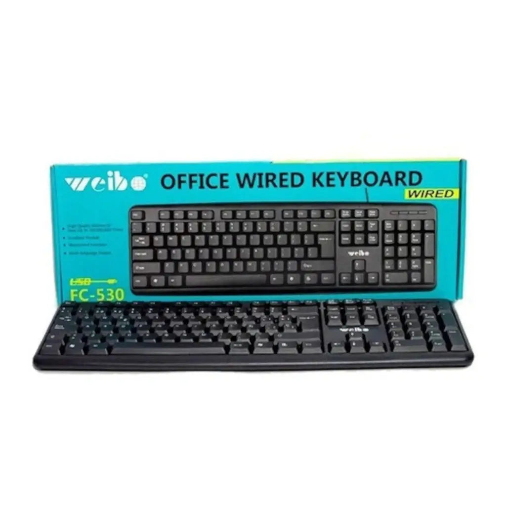 Weibo FC-530 Wired Keyboard Waterproof 