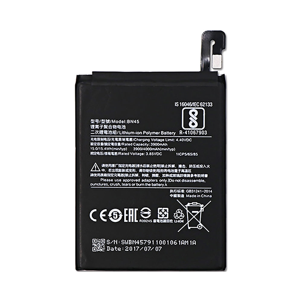 Replacement Battery For Xiaomi BN45 Redmi Note 5