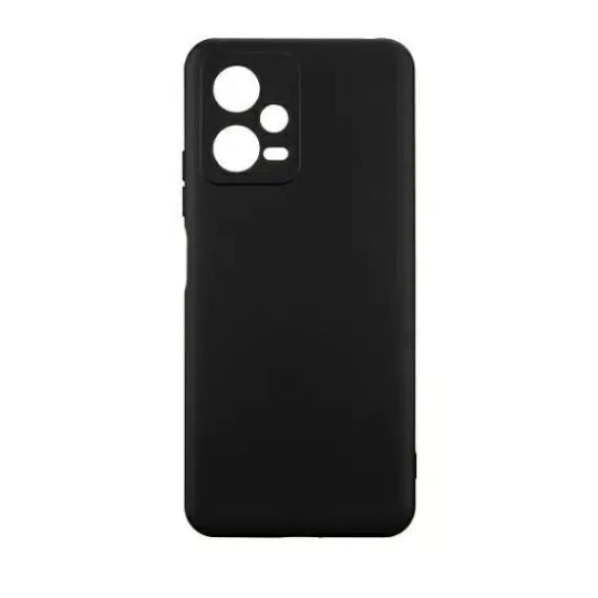 Silicone Back Cover Case For Poco F5 (Black)