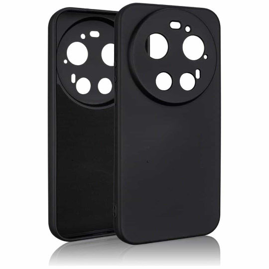 Premium TPU Silicone Back Protective Case for Xiaomi Mi 17 Ultra Black