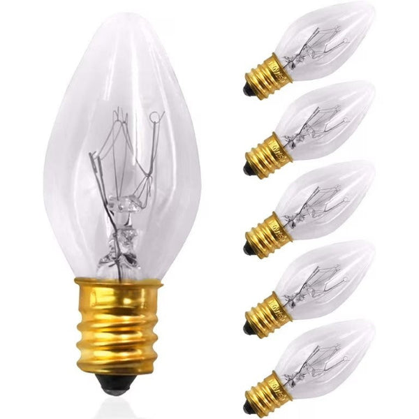 E12 Socket Salt Lamp Bulb 10 Watt 6 Pcs