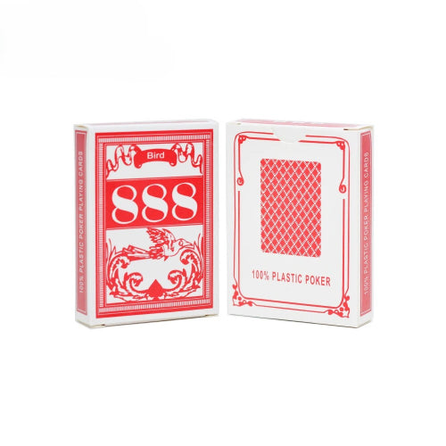 Bird 888 100% Plastic Invisible Playing Cards / Cheating Poker Cards Red