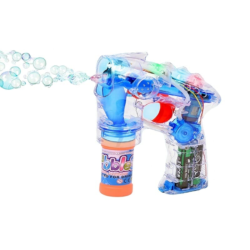 Bubble Fun 100% NON-TOXIC Plastic Water Shooter With 2 Bubble Bottles