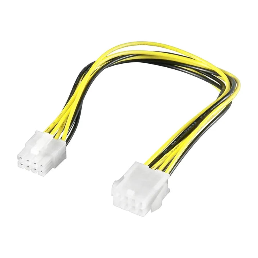 POWERTECH καλώδιο για MB 8pin αρσενικό σε 8pin θηλυκό CAB-W008, 20cm