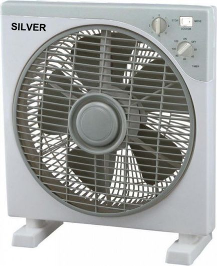 Silver KTY30-A Box Fan 50W Diameter 30cm