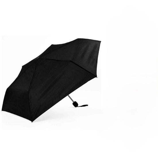 Coated Foldable Umbrella Black