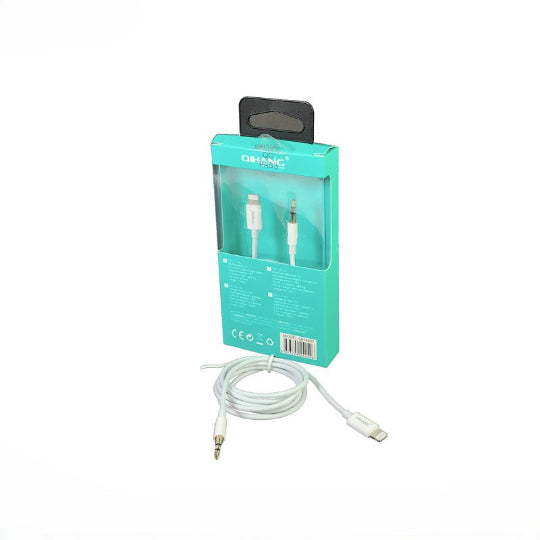 QIHANG M37 Converter Lightning male to 3.5mm female White 1m