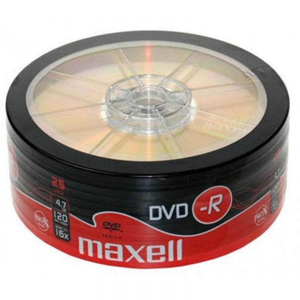 MAXELL DVD-R 16x 4.7GB (25 Tub)