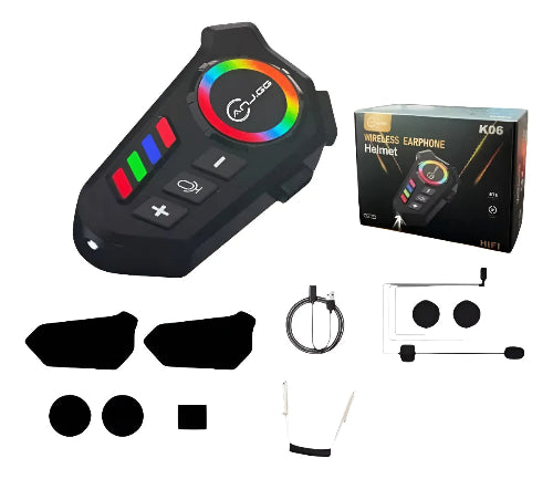 K06 Helmet Wireless Earphones Bluetooth