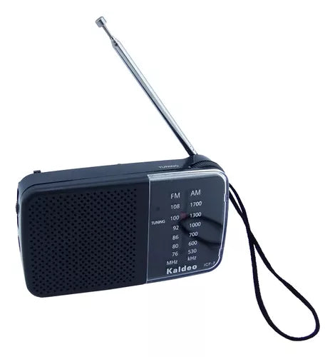 Kaldeo Banda De Radio AM/FM 2 Band Radio Power 2XAA Size Batteries ICF-7