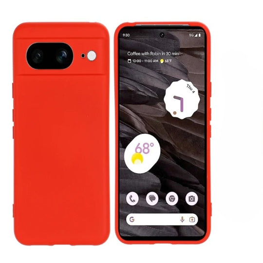 Tpu Silicone Back Case for Google Pixel 8 Red