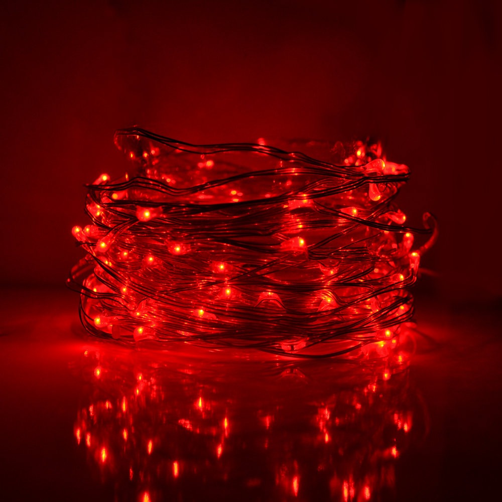 100 LED Roll Red 