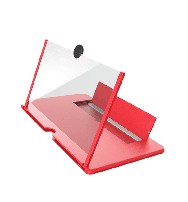 Mobile Phone Video Amplifier 3D Enlarged Screen Magnifier - Red