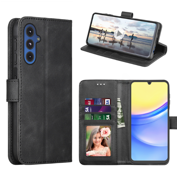 Cases Mobile Phone Premium Qualitiy Book Cover Case for Sam-Galaxy A15 5G