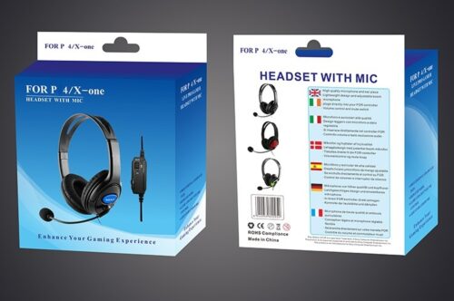 HEADSET WITH MIC FOR P4/X-ONE