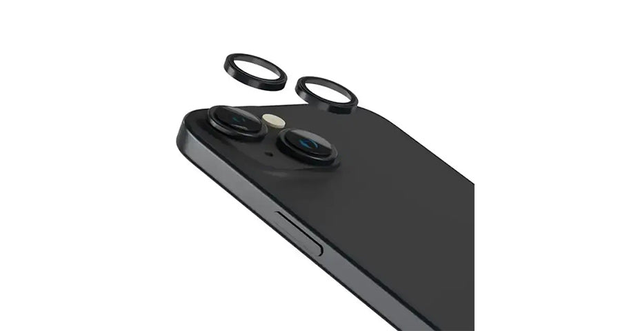 Seperate Camera Lens Protector for iPhone 15 / 15 Plus Black