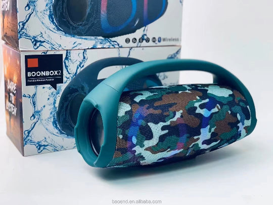 Boonbox2 Portable Wireless Bluetooth Speaker Rgb With Power Banks wireless Sound Box (Camouflage)