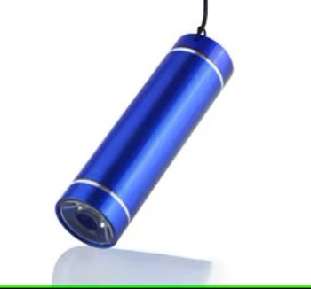 Small Torch COB LED Mini Aluminium Camping Hiking Work Pocket Light With Strap Power 3xAAA Battery