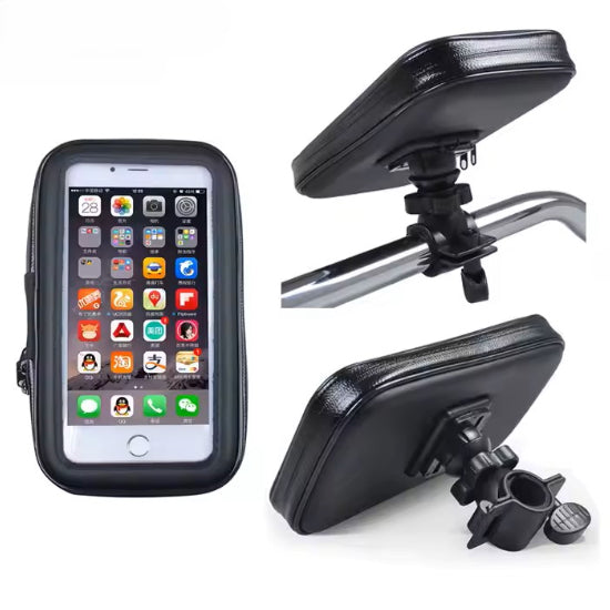 Waterproof Flexible Motorcycle & Bicycle for Mobile Phones Holder up to 5''