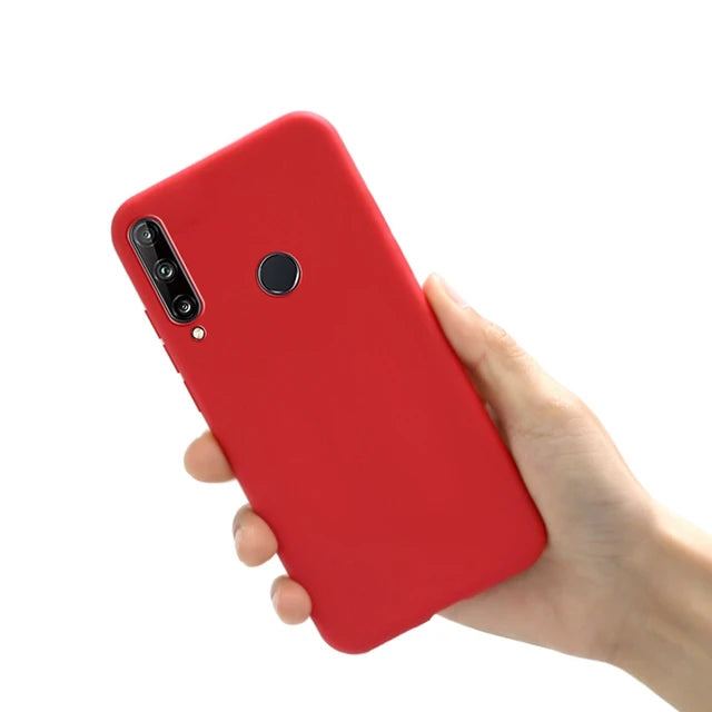 TPU Cover For Huawei Y6 P2020 / P40 Lite-E / Nova Y7 P Red