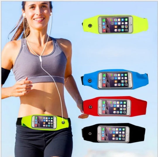 Waterproof Running Pocket Sport GYM Case Bag Pouch Cover Waist Belt Mobile Phone Case Up To 6.00"