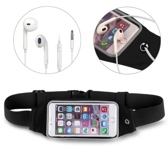 Waterproof Running Pocket Sport GYM Case Bag Pouch Cover Waist Belt Mobile Phone Case Up To 6.00"