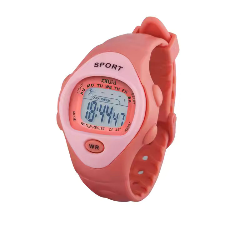 ΧΙΠΙΔ SW-04 Sport Watch Durable WR Children HandWatch - Dark Pink