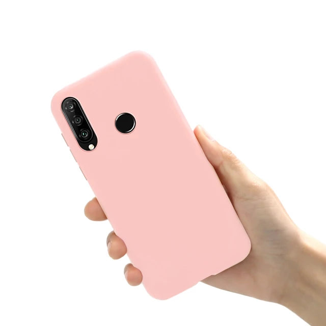 Silicone Cover For Huawei P30 Lite/Nova 6SE/Nova 7i/Nova 4E