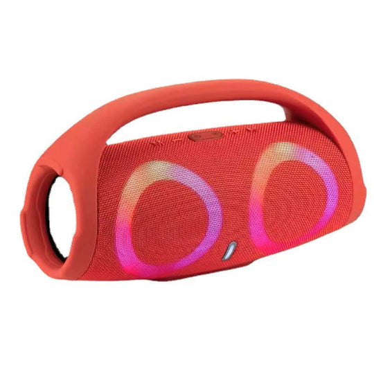 Boonbox2 Portable Wireless Bluetooth Speaker Rgb With Power Banks wireless Sound Box (Red)
