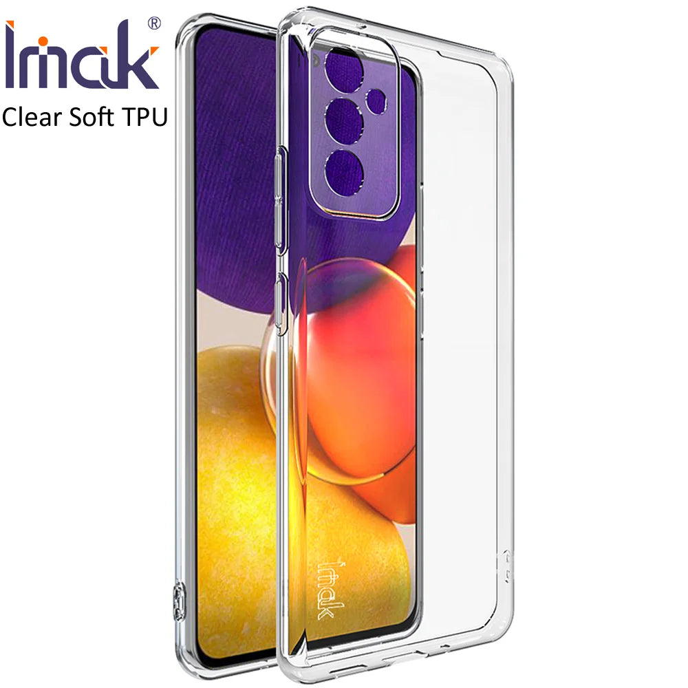 Silicone Cover For Samsung A82 Clear