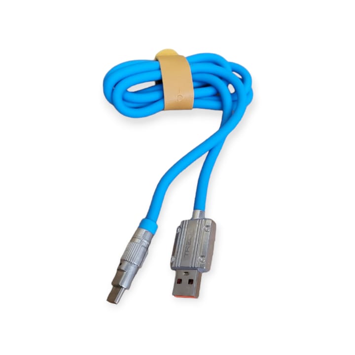 Cabel Treqa 9.1A Usb-A Male To Type-C Male Fast Charging Cabel 1M Blue (CA-8793)