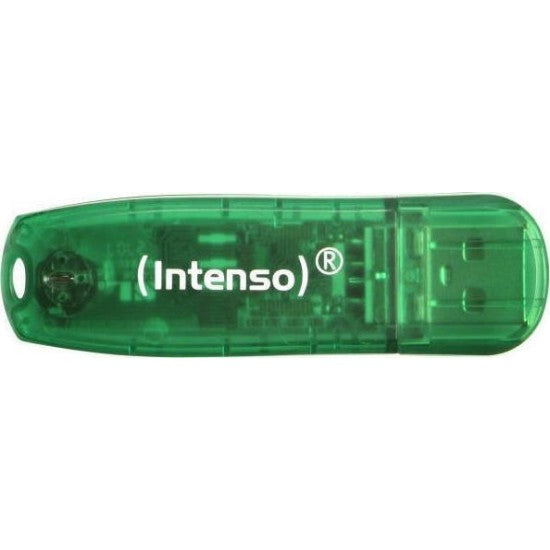 Intenso USB Stick 8GB 2.0 Rainbow Line Green