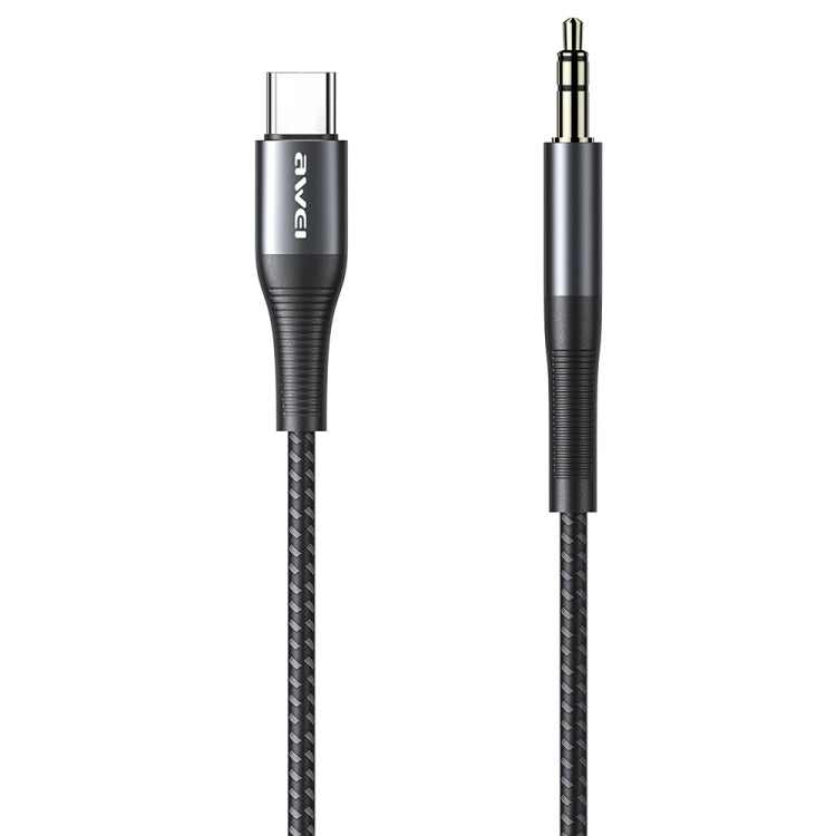 AWEI cable USB Type-C to 3.5mm AUX, 1m, black CL-116T Audio Cable