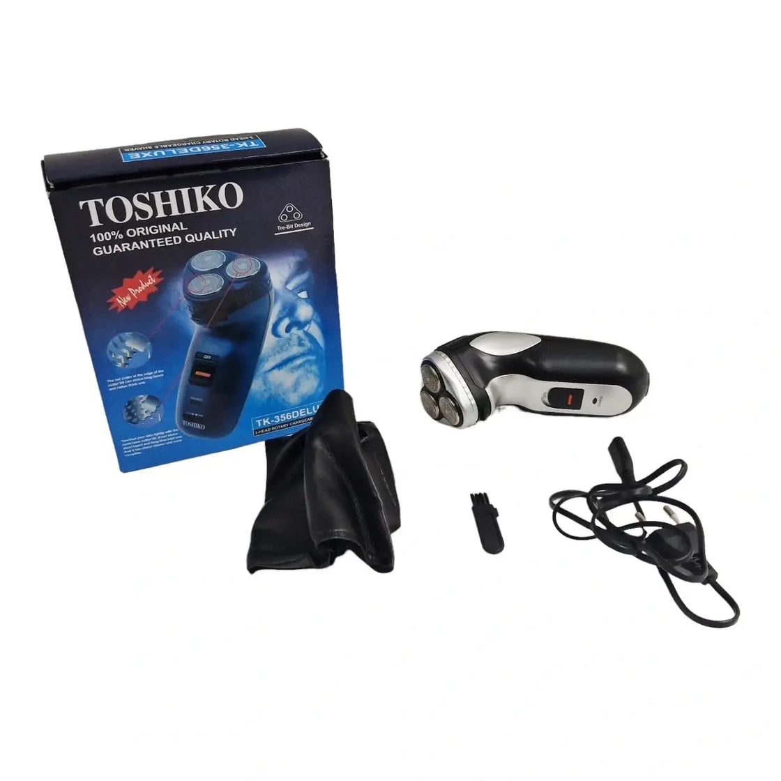 Professional Men's Electric Razor Trimmer Toshiko TK-356 Deluxe 