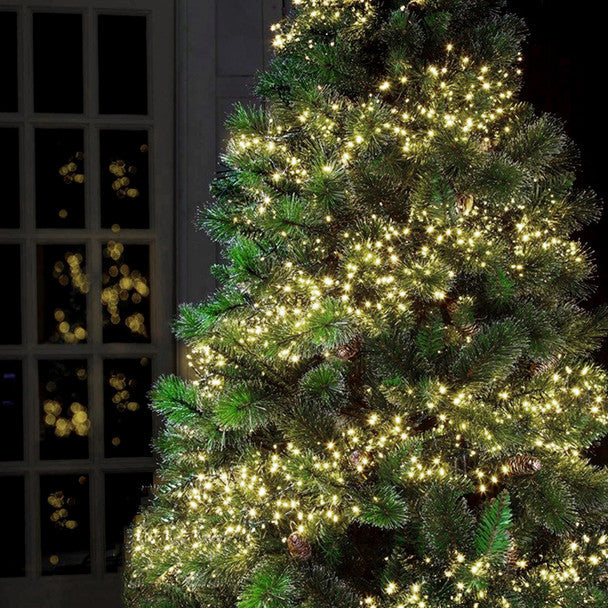 Christmas Led Light 200 LED Green Wire 20M Cabel String Lights (Yellow)