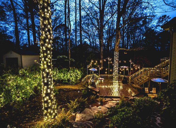 Christmas Led Light 200 LED Green Wire 20M Cabel String Lights (Yellow)