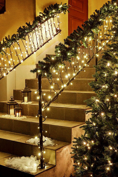 Christmas Led Light 200 LED Green Wire 20M Cabel String Lights (Yellow)