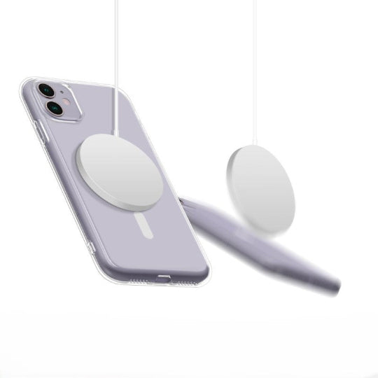 Magsafe Magnatic Wireless Charging Case For Iphone 11 (Clear)