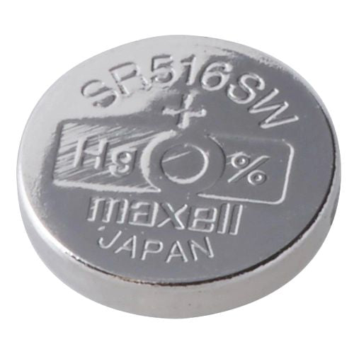 Maxell Battery Coin Cell 317/SR516SW 1.55V 1Pcs