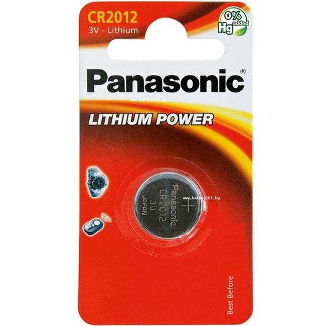 Lithium battery PANASONIC CR2012