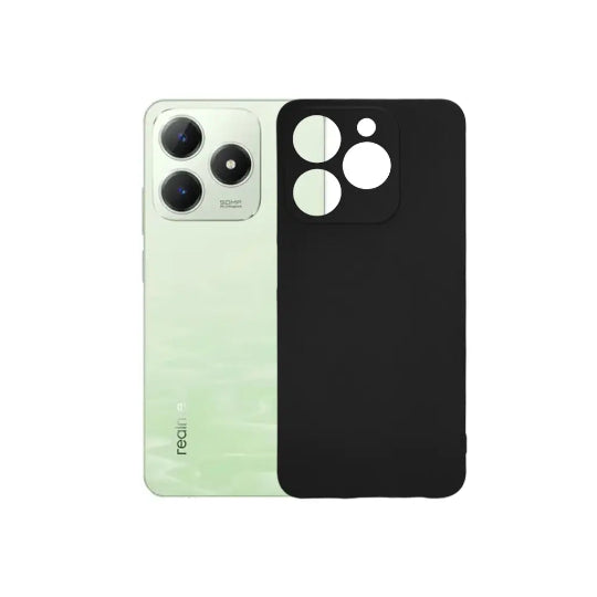 Cookover Silicone Back Cover Case For Realme C61 / C63 (Black)