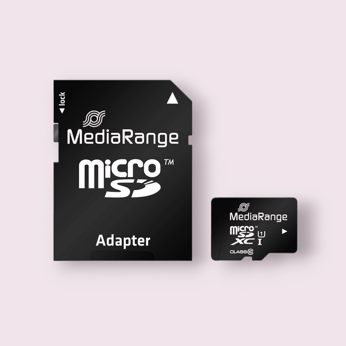 32GB MediaRange microSDXC™ memory card, UHS-1 | Class 10, with SD adapter