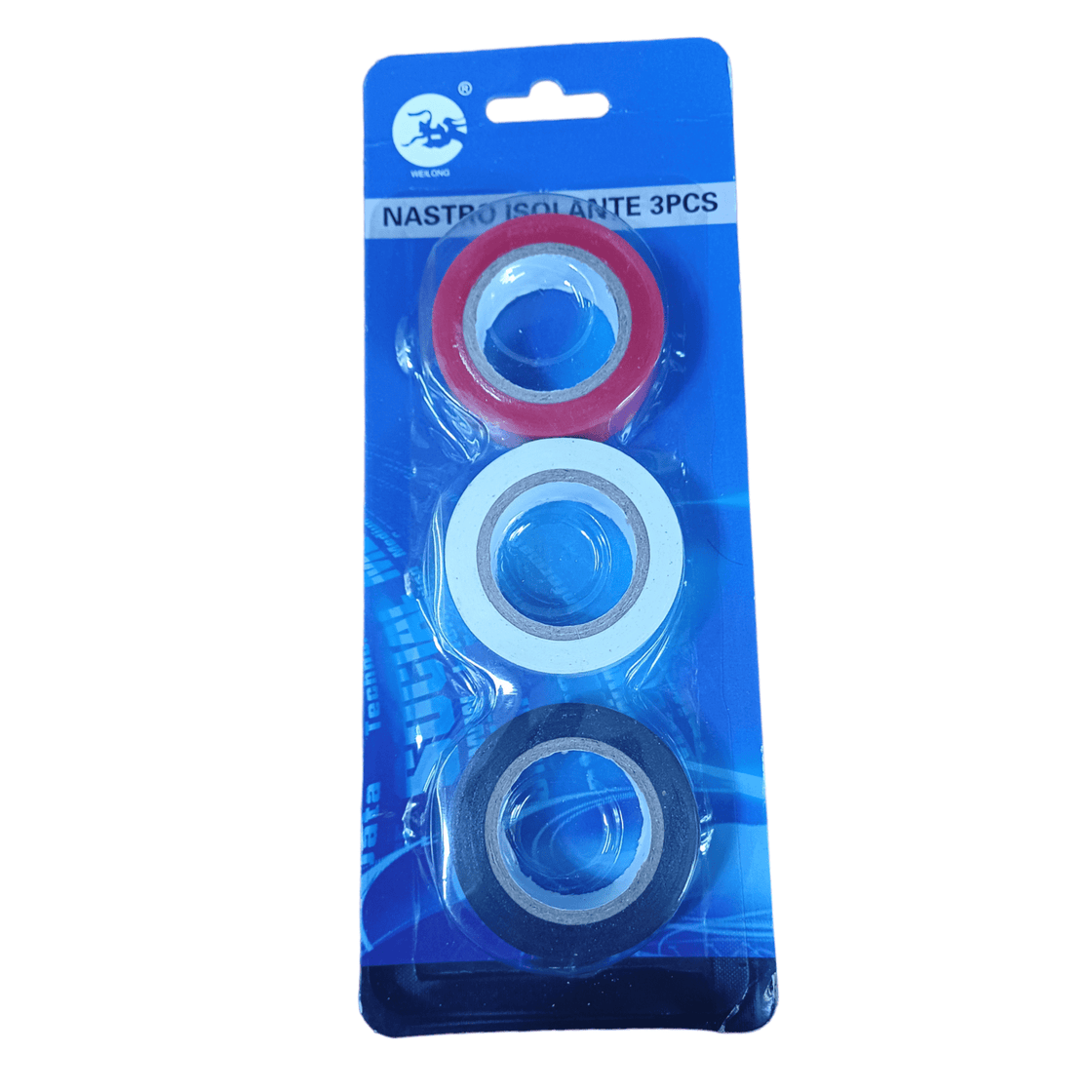 Electric Insulating Tape 3pcs Blue, Red, Black 