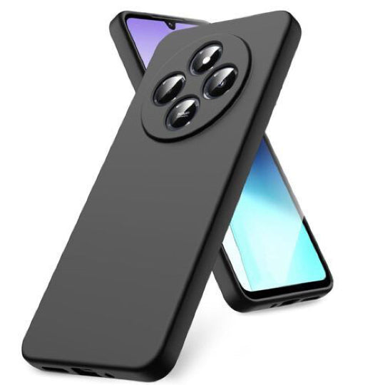 Linkplus Silicone Back Case for Redmi 17C Black
